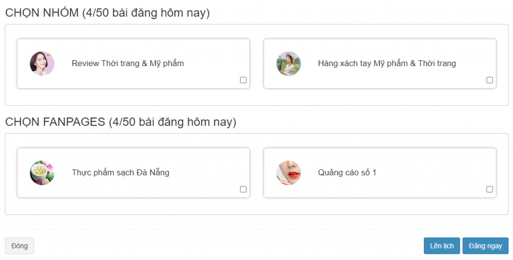 Đăng Facebook