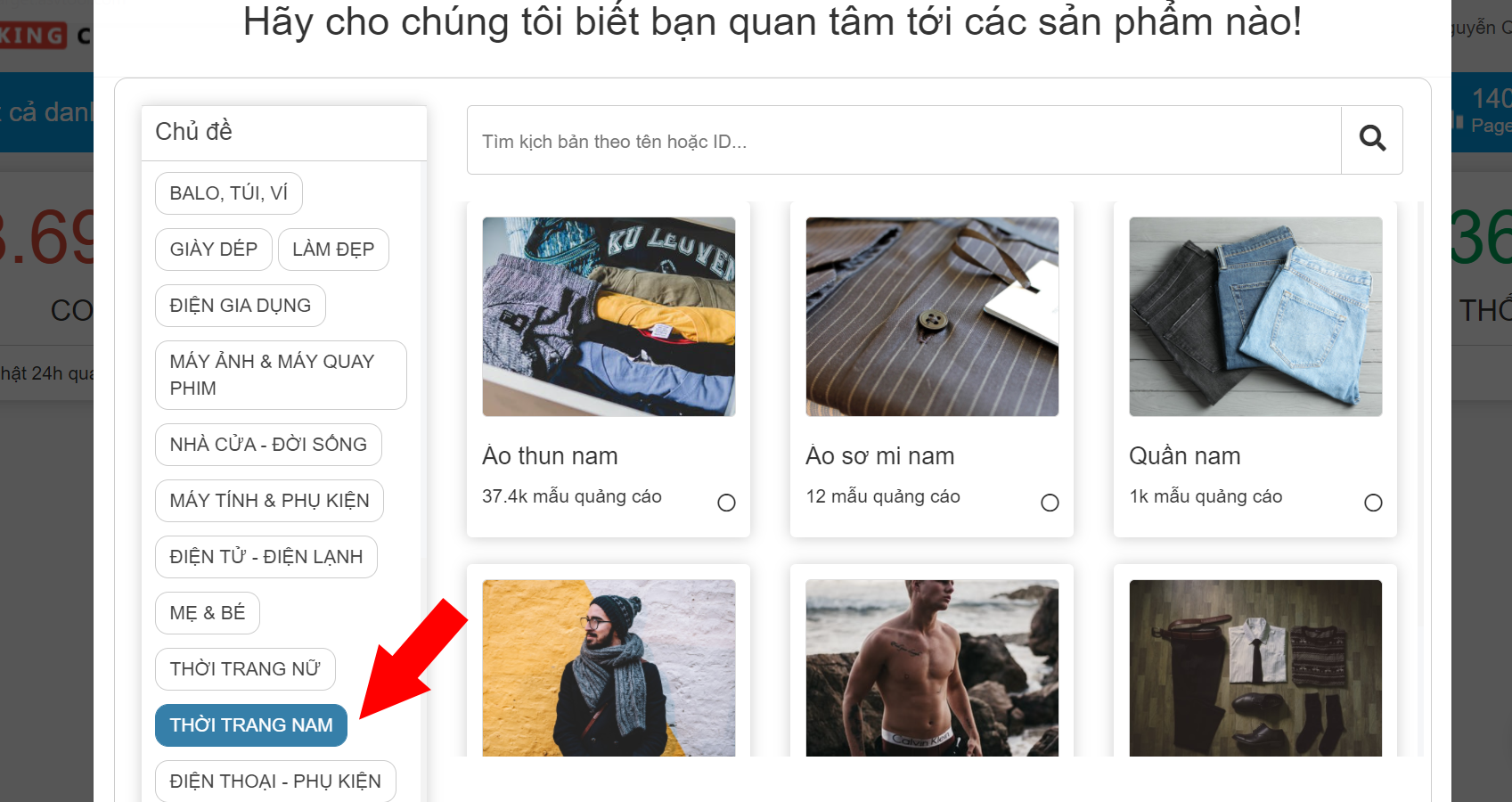 hướng dẫn chạy quảng cáo facebook hàng thời trang nam hiệu quả mới nhất