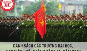 Các trường Quân đội - Công An