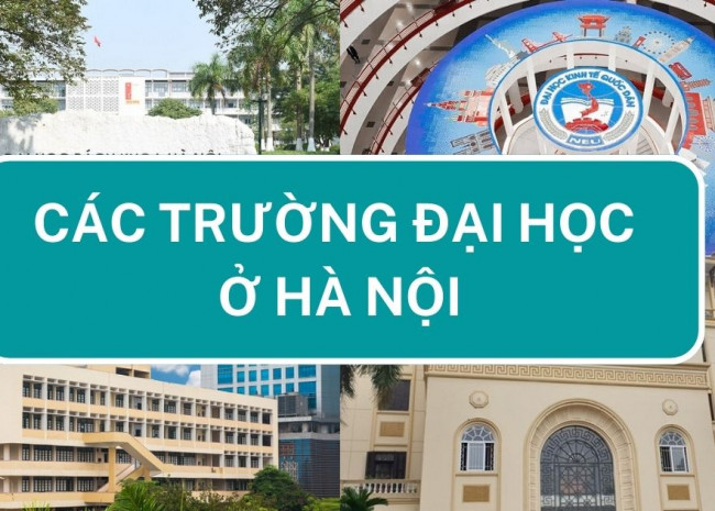 Các trường Đại học khu vực Hà Nội