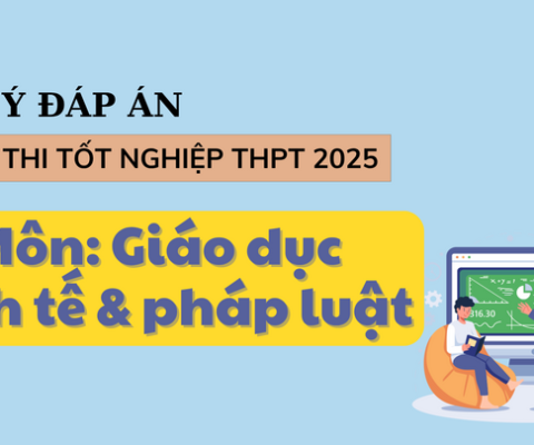 Đáp án môn Giáo Dục Kinh Tế và Pháp Luật kỳ thi tốt nghiệp THPT 2025 full 48 mã đề